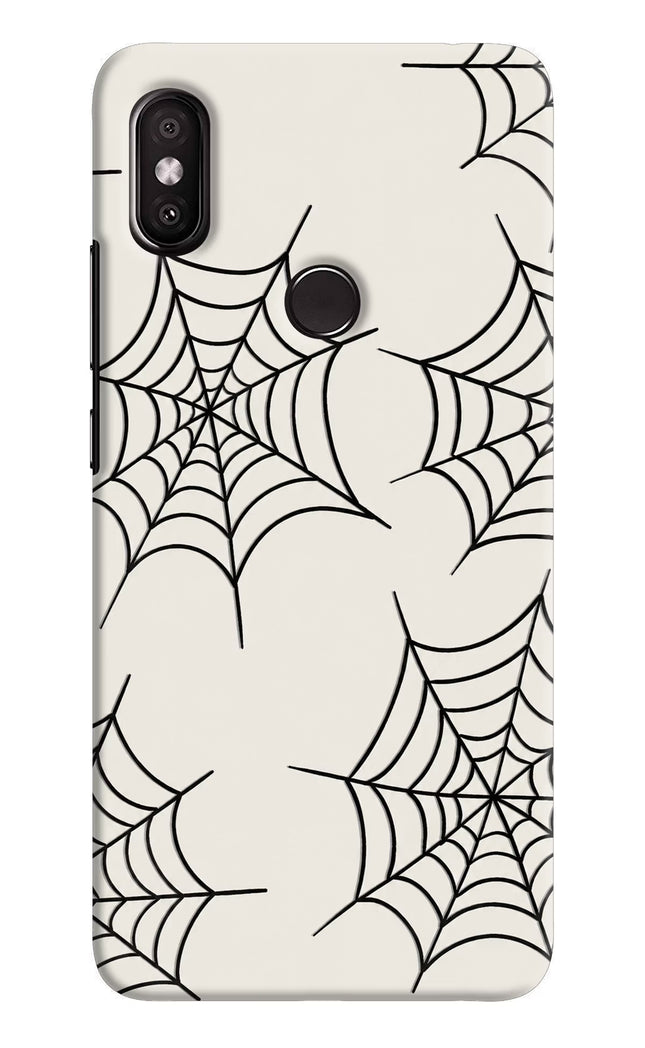 Spider Web Redmi Y2 Hard Case Back Cover by Casekaro