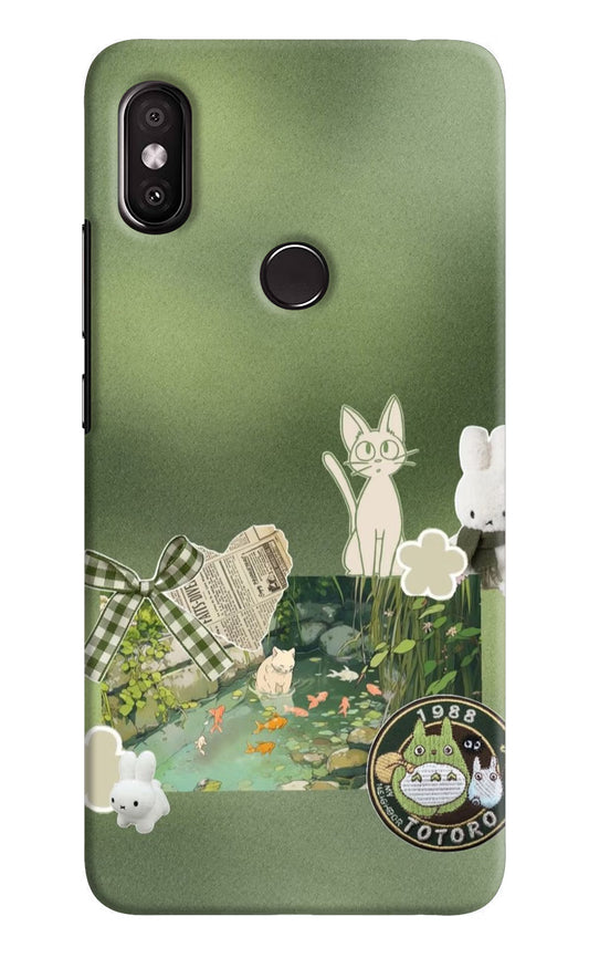 Aesthetic anime Redmi Y2 Back Cover