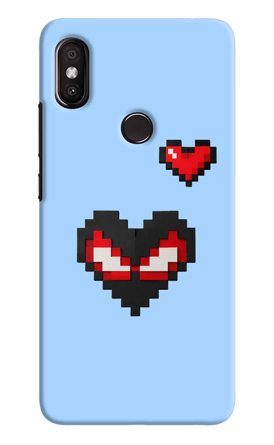 Peter Heart Redmi Y2 Hard Case Back Cover by Casekaro