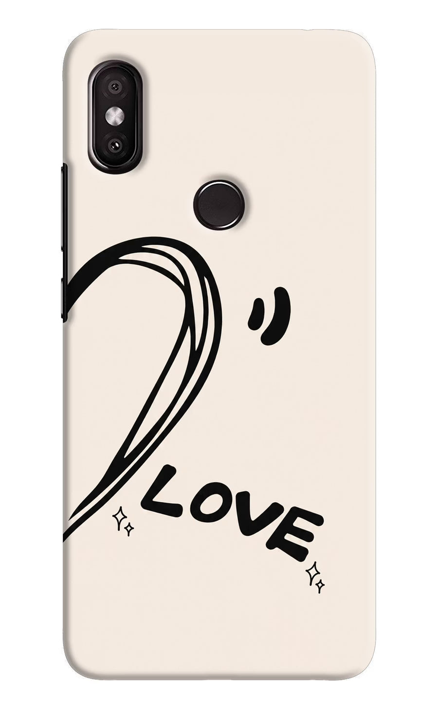 Soul Line Redmi Y2 Back Cover, Hard case