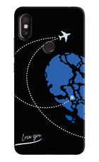 Love Orbit Redmi Y2 Hard Case Back Cover by Casekaro
