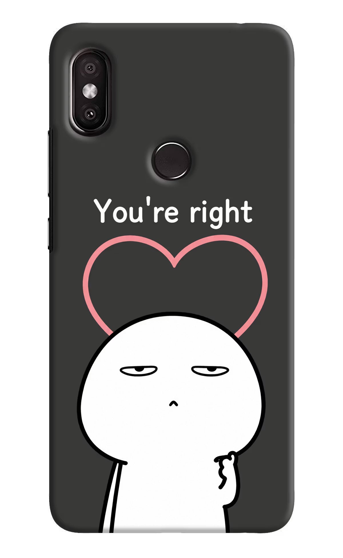 You're Right Redmi Y2 Back Cover
