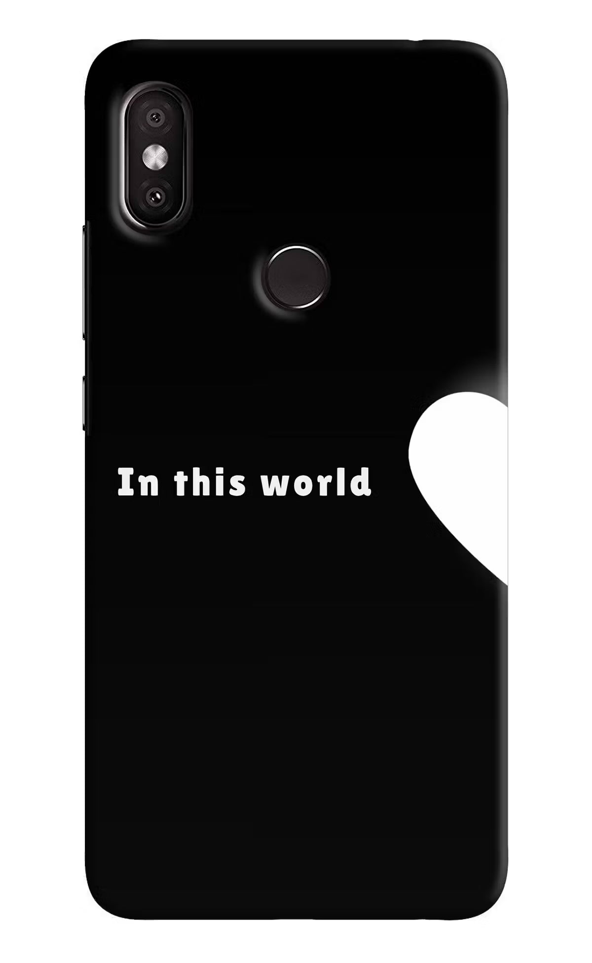 This World Redmi Y2 Back Cover