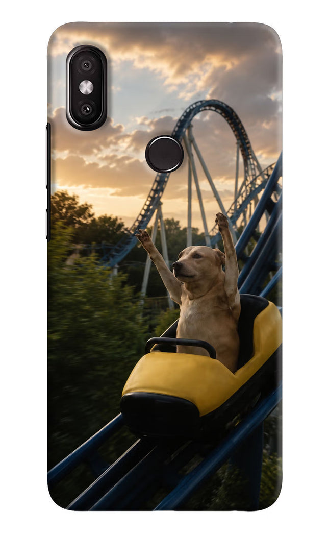 Rollercoaster Dog Redmi Y2 Hard Case Back Cover by Casekaro