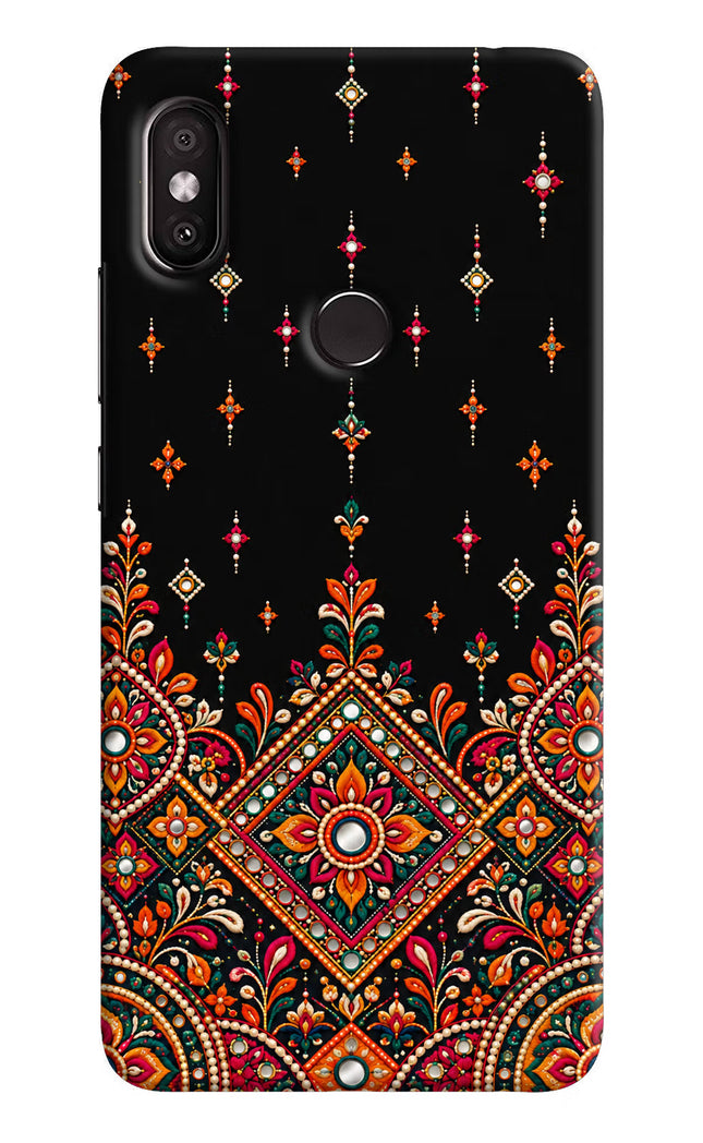 Noir Mehfil Redmi Y2 Hard Case Back Cover by Casekaro