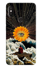 Cosmic Flower Redmi Y2 Hard Case Back Cover by Casekaro