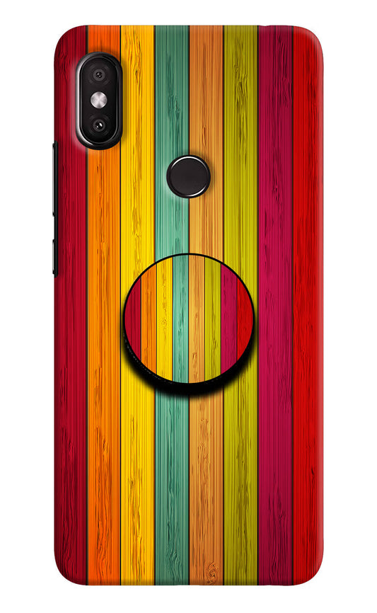 Multicolor Wooden Redmi Y2 Pop Case by Casekaro