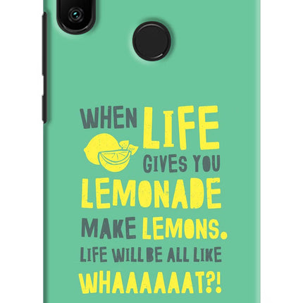 Quote Redmi 6 Pro Hard Case Back Cover by Casekaro