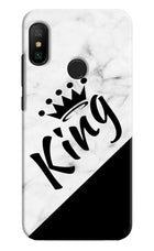 King Redmi 6 Pro Hard Case Back Cover by Casekaro