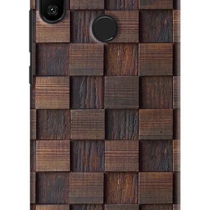 Wooden Cube Design Redmi 6 Pro Hard Case Back Cover by Casekaro