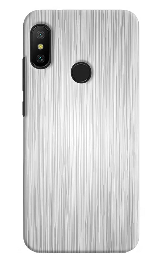 Wooden Grey Texture Redmi 6 Pro Hard Case Back Cover by Casekaro
