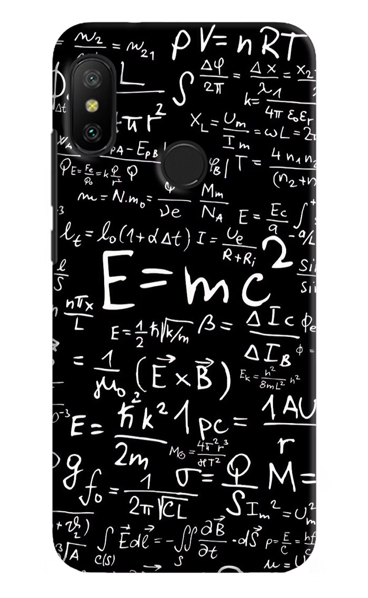 Physics Formula Redmi 6 Pro Hard Case Back Cover by Casekaro