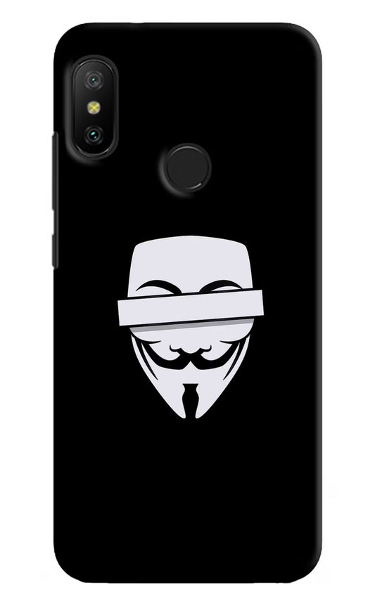 Anonymous Face Redmi 6 Pro Hard Case Back Cover by Casekaro