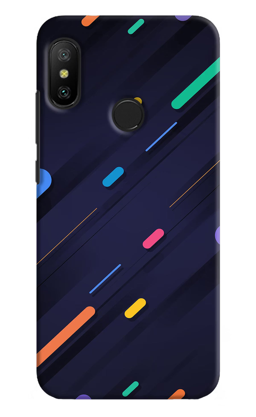 Abstract Design Redmi 6 Pro Back Cover, Hard case