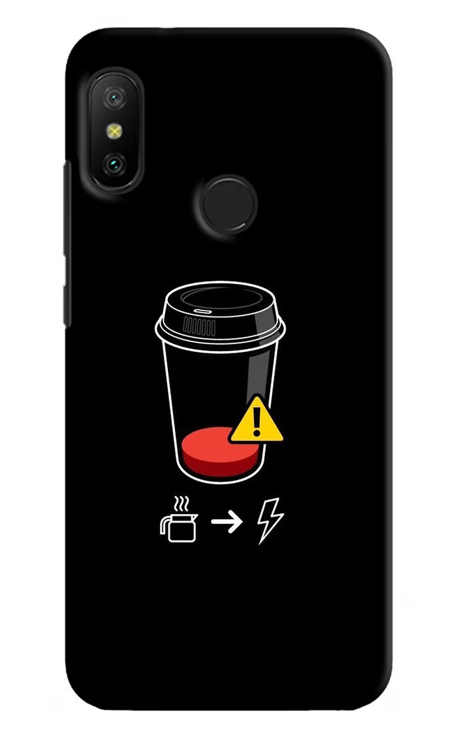 Coffee Redmi 6 Pro Hard Case Back Cover by Casekaro