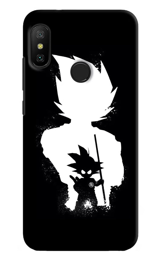 Goku Shadow Redmi 6 Pro Hard Case Back Cover by Casekaro