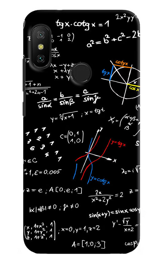 Mathematics Formula Redmi 6 Pro Hard Case Back Cover by Casekaro