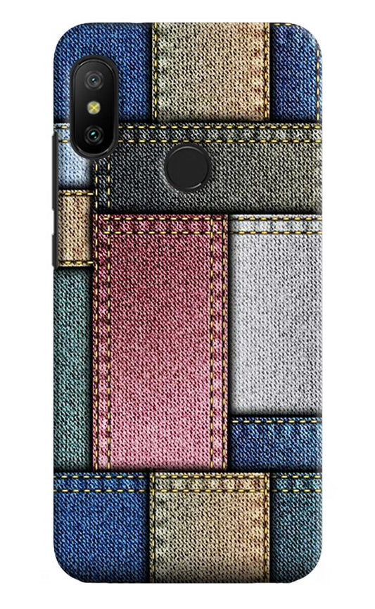 Multicolor Jeans Redmi 6 Pro Hard Case Back Cover by Casekaro