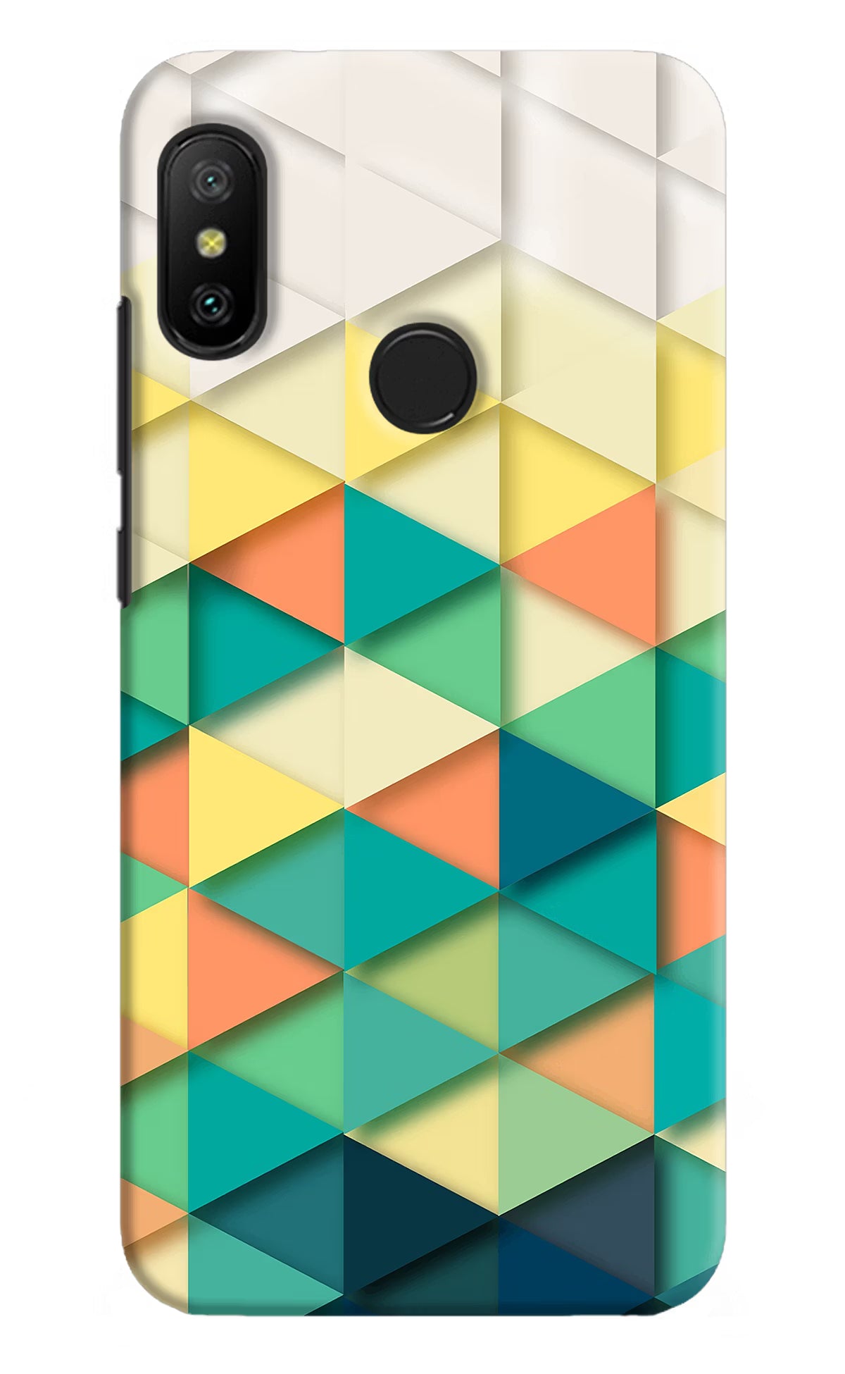 Abstract Redmi 6 Pro Hard Case Back Cover by Casekaro