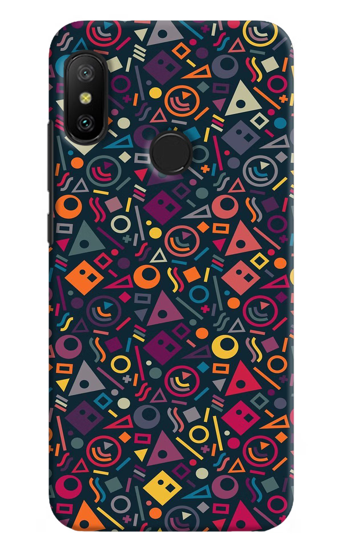 Geometric Abstract Redmi 6 Pro Hard Case Back Cover by Casekaro