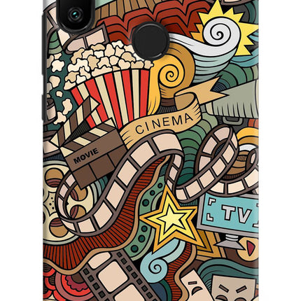 Cinema Abstract Redmi 6 Pro Hard Case Back Cover by Casekaro