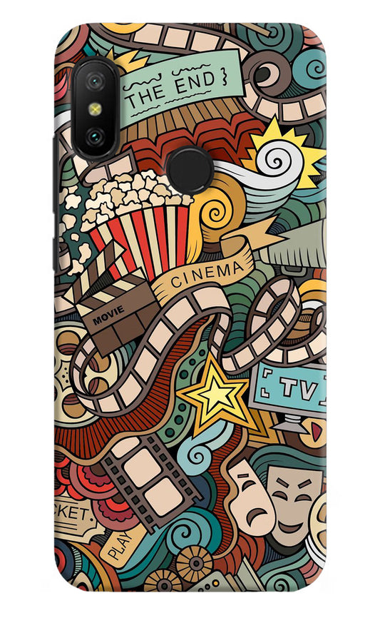 Cinema Abstract Redmi 6 Pro Hard Case Back Cover by Casekaro