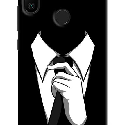 Black Tie Redmi 6 Pro Hard Case Back Cover by Casekaro