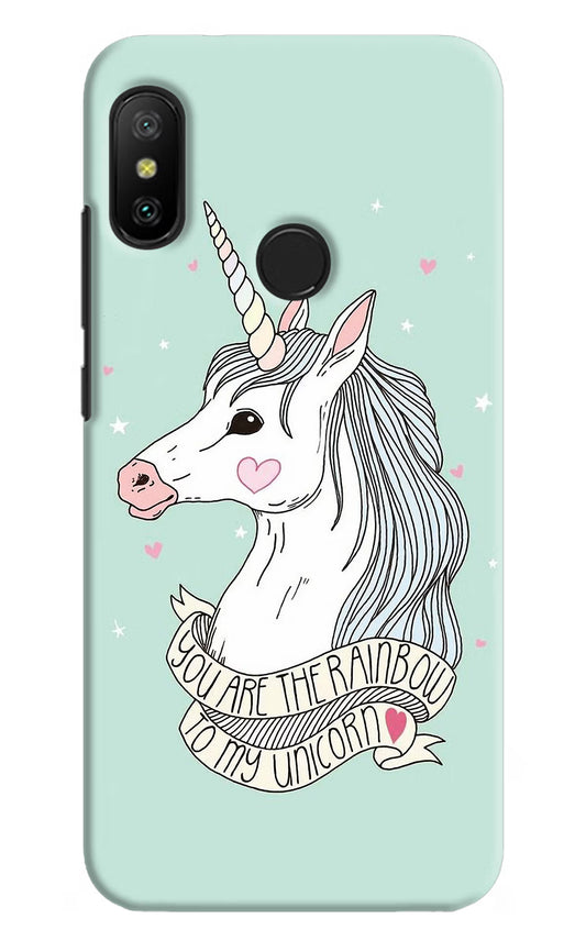 Unicorn Wallpaper Redmi 6 Pro Hard Case Back Cover by Casekaro