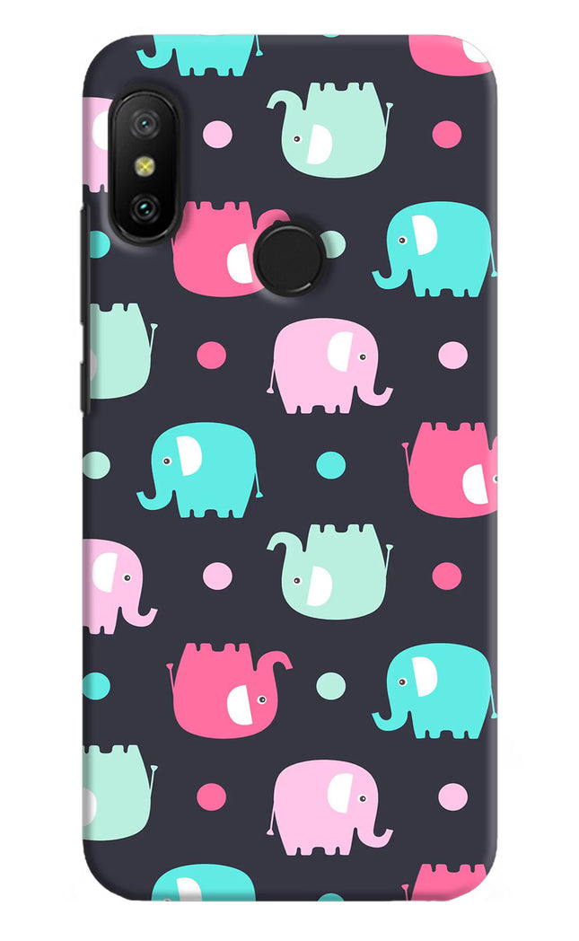 Elephants Redmi 6 Pro Hard Case Back Cover by Casekaro