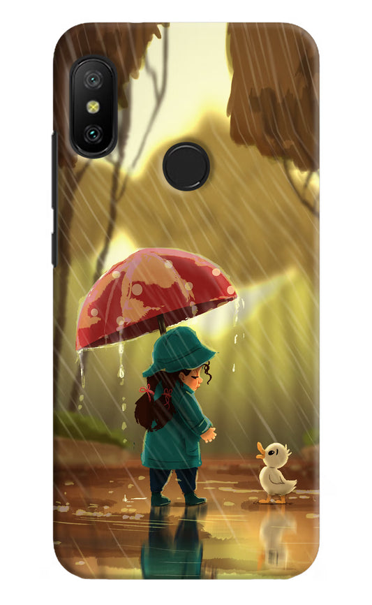 Rainy Day Redmi 6 Pro Hard Case Back Cover by Casekaro