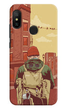 Adventurous Redmi 6 Pro Hard Case Back Cover by Casekaro