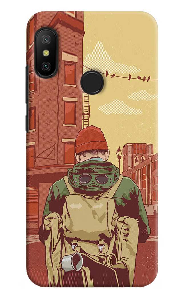 Adventurous Redmi 6 Pro Hard Case Back Cover by Casekaro