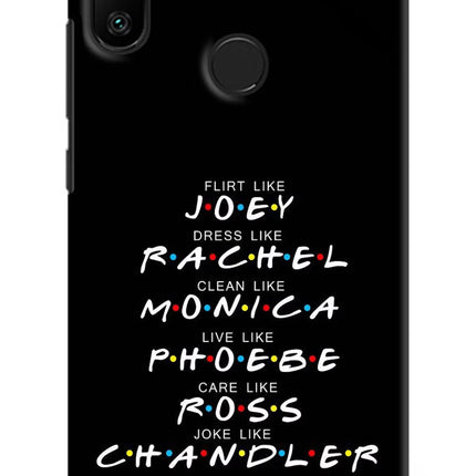 FRIENDS Character Redmi 6 Pro Hard Case Back Cover by Casekaro