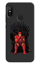 Ironman Throne Redmi 6 Pro Hard Case Back Cover by Casekaro