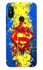 Superman logo Redmi 6 Pro Hard Case Back Cover by Casekaro