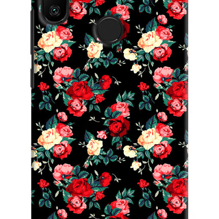 Rose Pattern Redmi 6 Pro Hard Case Back Cover by Casekaro