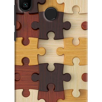 Wooden Puzzle Redmi 6 Pro Hard Case Back Cover by Casekaro