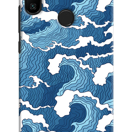Blue Waves Redmi 6 Pro Hard Case Back Cover by Casekaro
