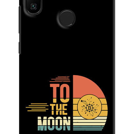 To the Moon Redmi 6 Pro Hard Case Back Cover by Casekaro