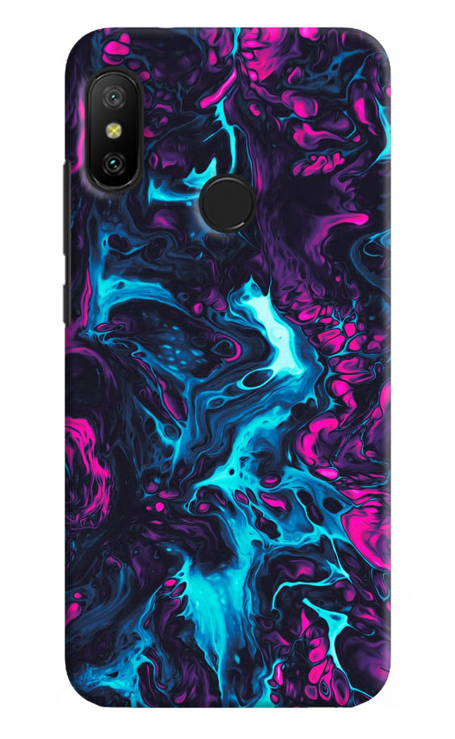 Abstract Redmi 6 Pro Hard Case Back Cover by Casekaro