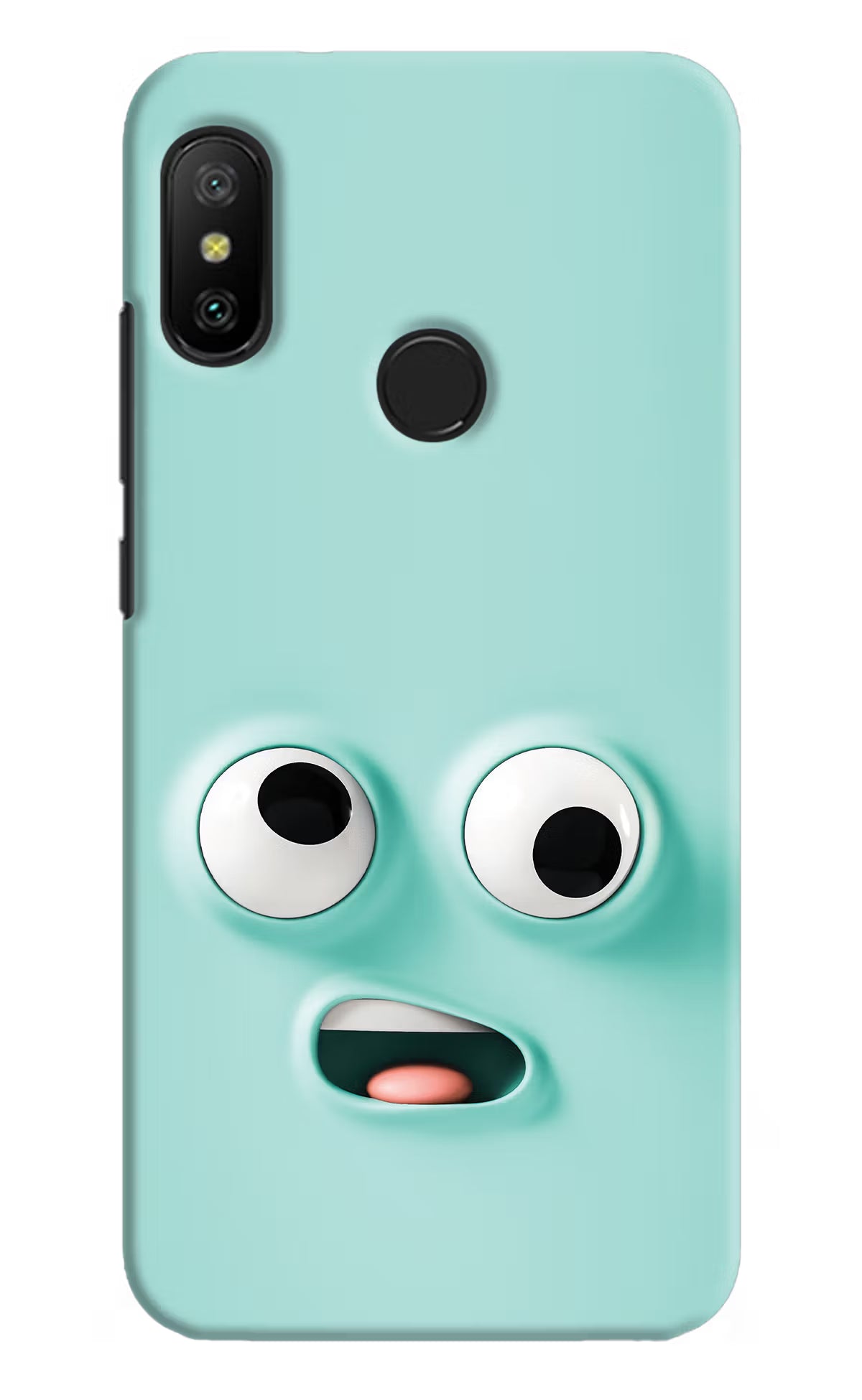 Funny Cartoon Redmi 6 Pro Hard Case Back Cover by Casekaro