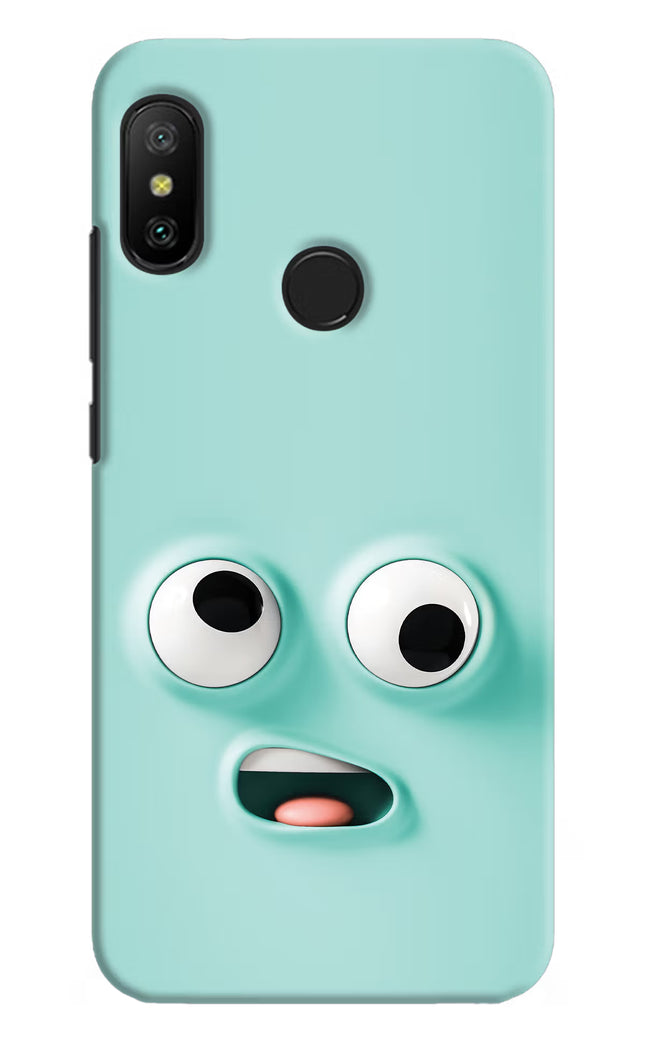 Funny Cartoon Redmi 6 Pro Hard Case Back Cover by Casekaro