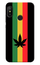 Weed Flag Redmi 6 Pro Hard Case Back Cover by Casekaro