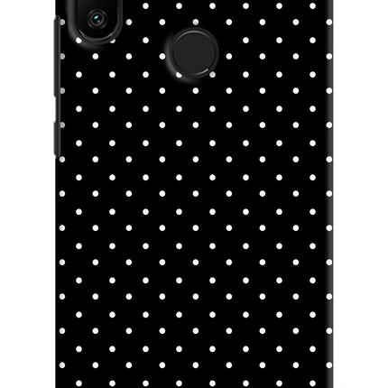 White Dots Redmi 6 Pro Hard Case Back Cover by Casekaro