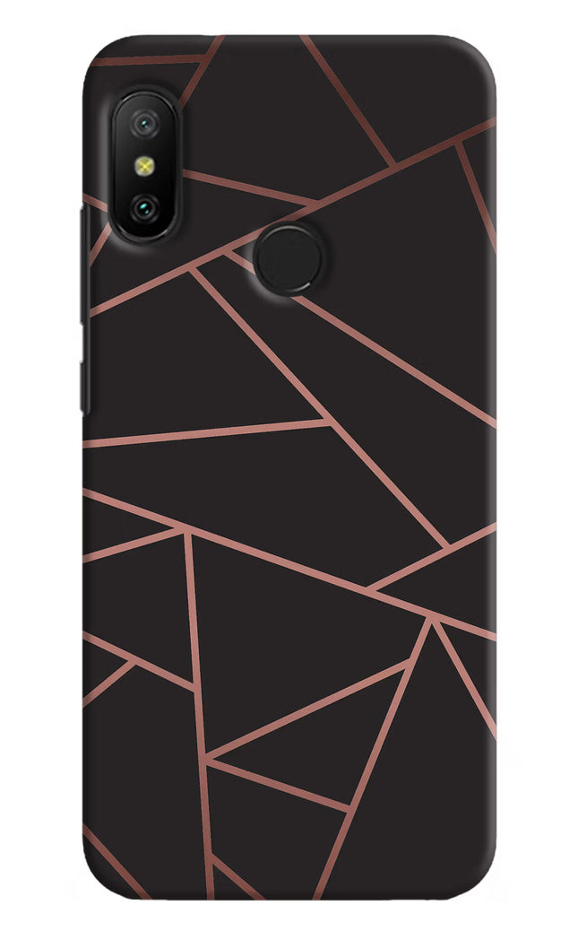 Geometric Pattern Redmi 6 Pro Hard Case Back Cover by Casekaro
