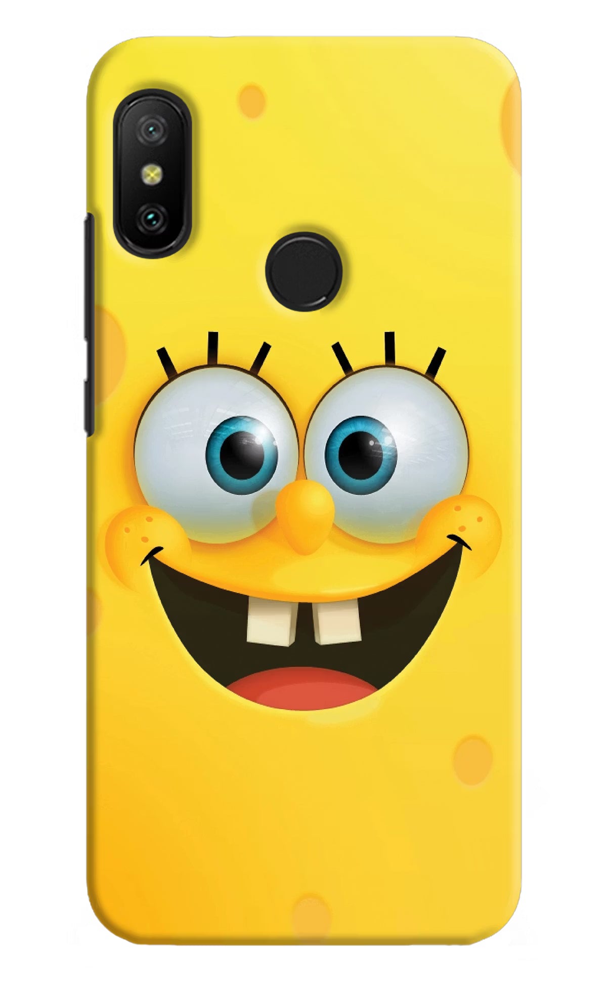 Sponge 1 Redmi 6 Pro Hard Case Back Cover by Casekaro