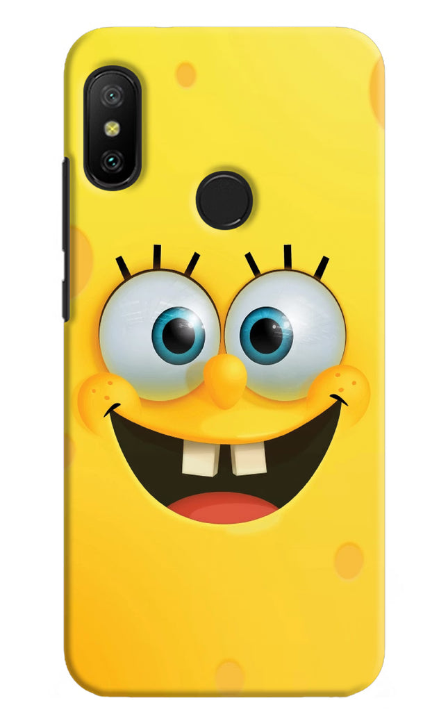 Sponge 1 Redmi 6 Pro Hard Case Back Cover by Casekaro