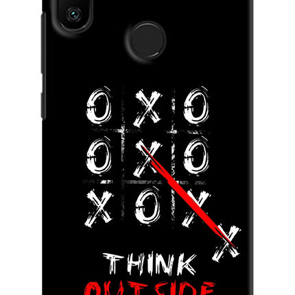 Think out of the BOX Redmi 6 Pro Hard Case Back Cover by Casekaro