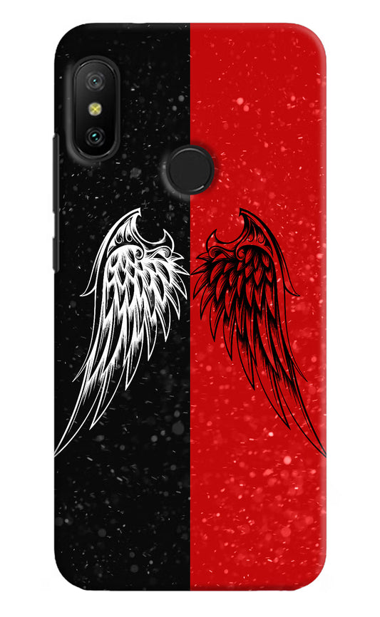 Wings Redmi 6 Pro Hard Case Back Cover by Casekaro