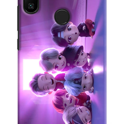 BTS Chibi Redmi 6 Pro Hard Case Back Cover by Casekaro